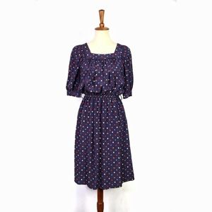 Stephanie Cranford purple rainbow heart dress Size Small